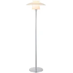 Scandinavia biały | chrom Ø40cm. E27 Lampa podłogowa stojąca