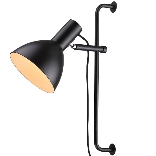 Kinkiet ścienny regulowany Baltimore czarny Ø18cm. E27 halo design 716555 | 5705639716555 noxbox lampynox www.lampynox.pl