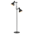 Podwójna lampa podłogowa stojąca Baltimore czarny 2xØ18cm. 2xE27 halo design 716579 | 5705639716579 noxbox lampynox www.lampynox.pl