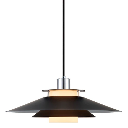 Lampa wisząca Rivoli czarny | chrom Ø40cm. E27 halo design 990808 | 5703638990808 noxbox lampynox www.lampynox.pl