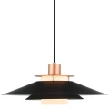 Lampa wisząca Rivoli czarny | miedź Ø40cm. E27 halo design 990785 | 5703638990785 noxbox lampynox www.lampynox.pl