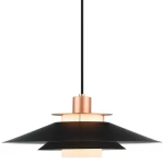 Rivoli czarny | miedź Ø40cm. E27 Lampa wisząca