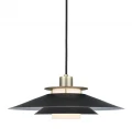 Lampa wisząca Rivoli czarny | mosiądz Ø40cm. E27 halo design 990662 | 5703638990662 noxbox lampynox www.lampynox.pl