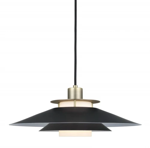 Lampa wisząca Rivoli czarny | mosiądz Ø40cm. E27 halo design 990662 | 5703638990662 noxbox lampynox www.lampynox.pl
