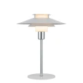 Lampa stołowa Rivoli biały | chrom Ø24cm. G9 halo design 990723 | 5703638990723 noxbox lampynox www.lampynox.pl