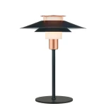 Rivoli czarny | miedź Ø24cm. G9 Lampa stołowa