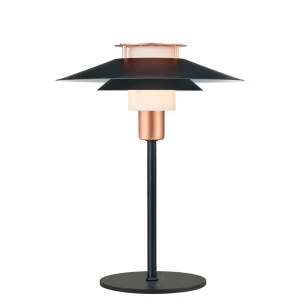 Rivoli czarny | miedź Ø24cm. G9 Lampa stołowa