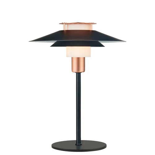 Lampa stołowa Rivoli czarny | miedź Ø24cm. G9 halo design 990655 | 5703638990655 noxbox lampynox www.lampynox.pl