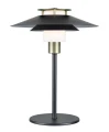 Lampa stołowa Rivoli czarny | mosiądz Ø24cm. G9 halo design 990709 | 5703638990709 noxbox lampynox www.lampynox.pl