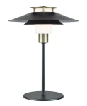 Rivoli czarny | mosiądz Ø24cm. G9 Lampa stołowa