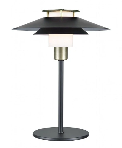 Lampa stołowa Rivoli czarny | mosiądz Ø24cm. G9 halo design 990709 | 5703638990709 noxbox lampynox www.lampynox.pl