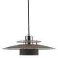 Lampa wisząca Sorup czarny | chrom Ø40cm. E27 halo design 990259 | 5703638990259 noxbox lampynox www.lampynox.pl