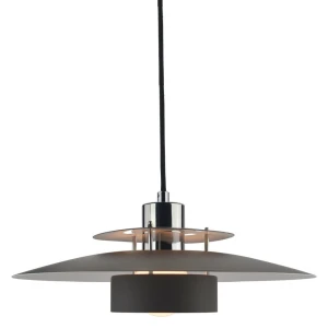 Sorup czarny | chrom Ø40cm. E27 Lampa wisząca