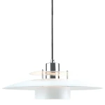 Sorup biały | chrom Ø40cm. E27 Lampa wisząca