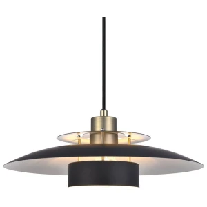 Sorup czarny | mosiądz Ø40cm. E27 Lampa wisząca