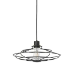 Radio antracyt Ø44cm. E27 Lampa wisząca