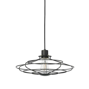Radio antracyt Ø44cm. E27 Lampa wisząca