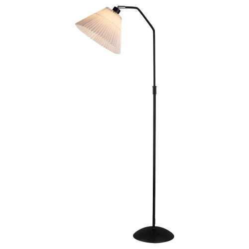 Lampa podłogowa stojąca Berlin czarny Ø32cm. E27 regulowana wysokość halo design 107923 | 5703638107923 noxbox lampynox www.lampynox.pl