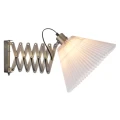 Kinkiet ścienny regulowany na wysięgniku Medina X mosiądz | biały Ø33cm. E27 halo design 731572 | 5705639731572 noxbox lampynox www.lampynox.pl