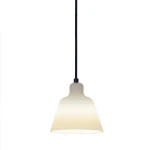 Carpenter biały Ø15cm. E14 Lampa wisząca