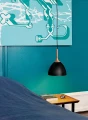Lampa wisząca Bellevue czarny | miedź Ø14cm. E14 halo design 741687 | 5705639741687 noxbox lampynox www.lampynox.pl