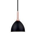 Lampa wisząca Bellevue czarny | miedź Ø14cm. E14 halo design 741687 | 5705639741687 noxbox lampynox www.lampynox.pl