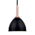 Lampa wisząca Bellevue czarny | miedź Ø24cm. E27 halo design 741724 | 5705639741724 noxbox lampynox www.lampynox.pl