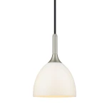 Bellevue biały | stalowy Ø14cm. E14 Lampa wisząca