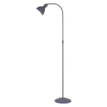 Angora szary | mosiądz antyczny Ø26cm. E27 regulowana wysokość Lampa podłogowa stojąca