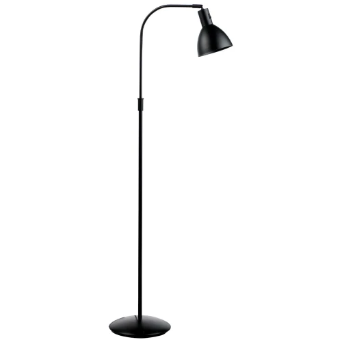 Lampa podłogowa stojąca Angora czarny Ø26cm. E27 regulowana wysokość halo design 107602 | 5703638107602 noxbox lampynox www.lampynox.pl