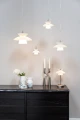 Lampa wisząca Dallas opal Ø30cm. E27 halo design 709359 | 5705639709359 noxbox lampynox www.lampynox.pl