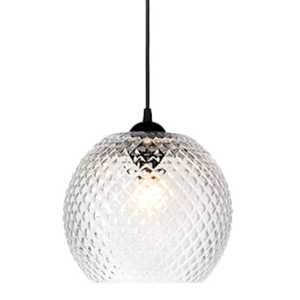 Nobb przeźroczysty Ø22cm. E27 Lampa wisząca