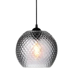 Nobb szary przydymiony Ø22cm. E27 Lampa wisząca