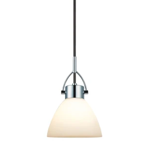 Denver opal | chrom Ø15cm. E14 Lampa wisząca
