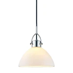 Denver opal | chrom Ø19cm. E27 Lampa wisząca