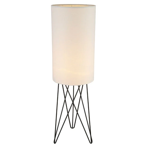 Lampa podłogowa stojąca Tower XL czarny | biały Ø30cm. E27 halo design 719075 | 5705639719075 noxbox lampynox www.lampynox.pl