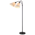 Lampa podłogowa podwójna stojąca Tower czarny | biały Ø20cm. 2xE27 halo design 719105 | 5705639719105 noxbox lampynox www.lampynox.pl