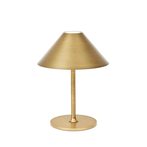 Lampa ściemnialna stołowa zewnętrzna Hygge mosiądz LED dim. 3W 3000K IP54 halo design 800841 | 5705639800841 noxbox lampynox www.lampynox.pl