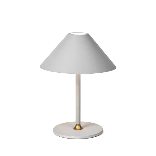 Lampa ściemnialna stołowa zewnętrzna Hygge szary LED dim. 3W 3000K IP54 halo design 800810 | 5705639800810 noxbox lampynox www.lampynox.pl