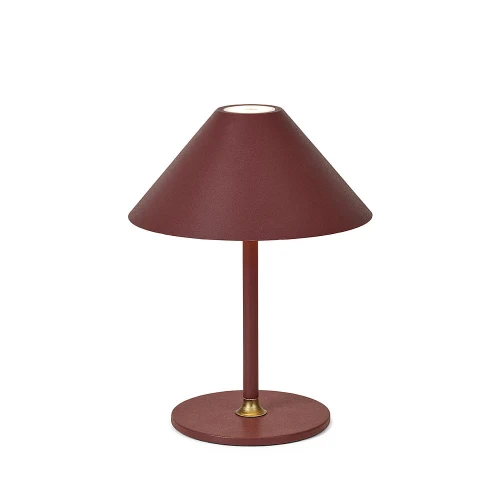 Lampa ściemnialna stołowa zewnętrzna Hygge bordo LED dim. 3W 3000K IP54 halo design 800834 | 5705639800834 noxbox lampynox www.lampynox.pl