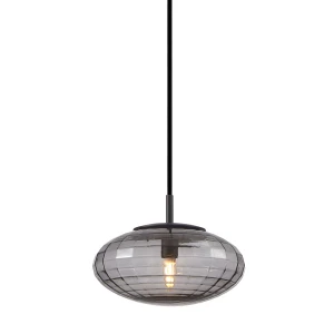 Mesh szary przydymiony Ø20cm. G9 Lampa wisząca