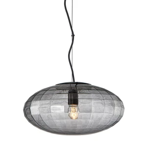 Mesh szary przydymiony Ø36cm. E27 Lampa wisząca