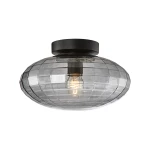 Mesh szary przydymiony Ø28cm. E27 Lampa sufitowa