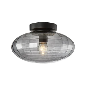 Mesh szary przydymiony Ø28cm. E27 Lampa sufitowa
