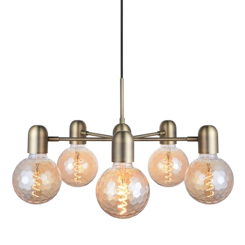 Lampa wisząca Up-down mosiądz Ø50cm. 5xE27 halo design 744374 | 5705639744374 noxbox lampynox www.lampynox.pl