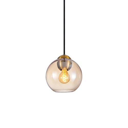 Lampa wisząca Bubbles bursztynowy | mosiądz ⌀14 G9 halo design 743018 | 5705639743018 noxbox lampynox www.lampynox.pl