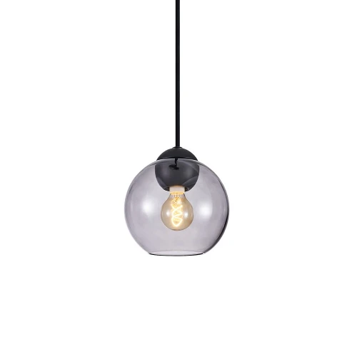 Lampa wisząca Bubbles szary przydymiony | czarny mat ⌀14 G9 halo design 742974 | 5705639742974 noxbox lampynox www.lampynox.pl