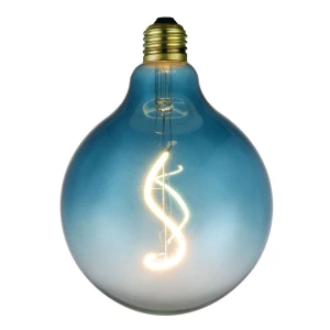 4W Colors Soft LED 3 step dim. 2200K Ø12,5cm. E27 niebieska Dekoracyjna żarówka ściemnialna