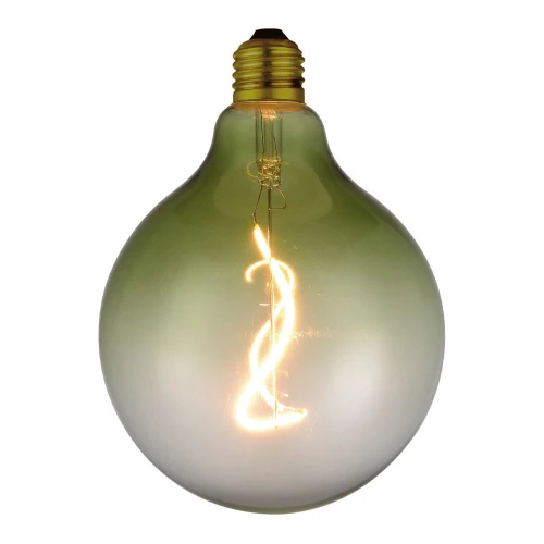 Dekoracyjna żarówka ściemnialna 4W Colors Soft LED 3 step dim. 2200K Ø12,5cm. E27 zielona halo design 936571 | 5705639936571 noxbox lampynox www.lampynox.pl