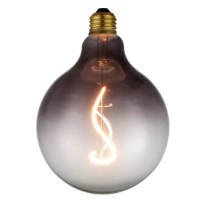 4W Colors Soft LED 3 step dim. 2200K Ø12,5cm. E27 szary przydymiony Dekoracyjna żarówka ściemnialna